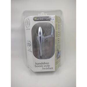 Wireless Gear brand Hands-Free Boom Style Headset - Built In Microphone wired